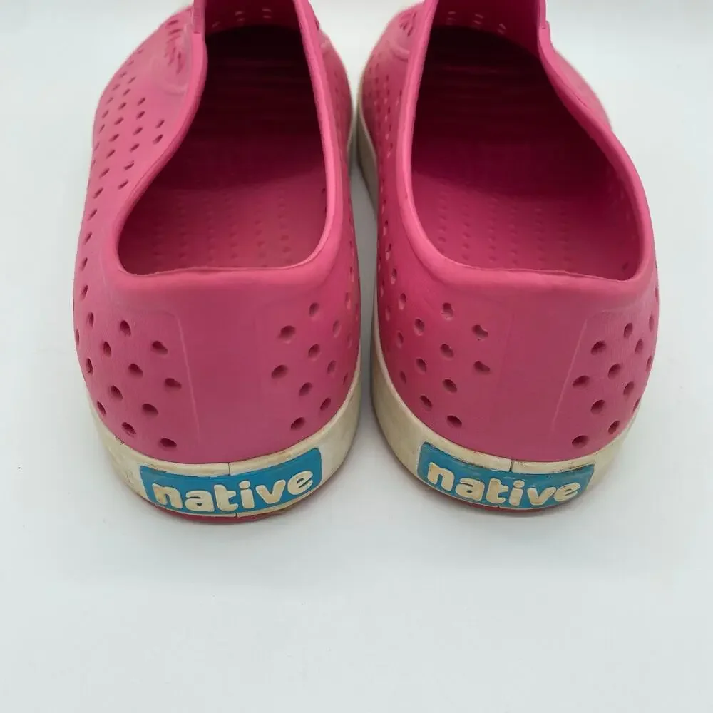 Native Girls' size J6 Pink Jefferson Slip-On Sneaker Shoe Outdoor Gorpcore